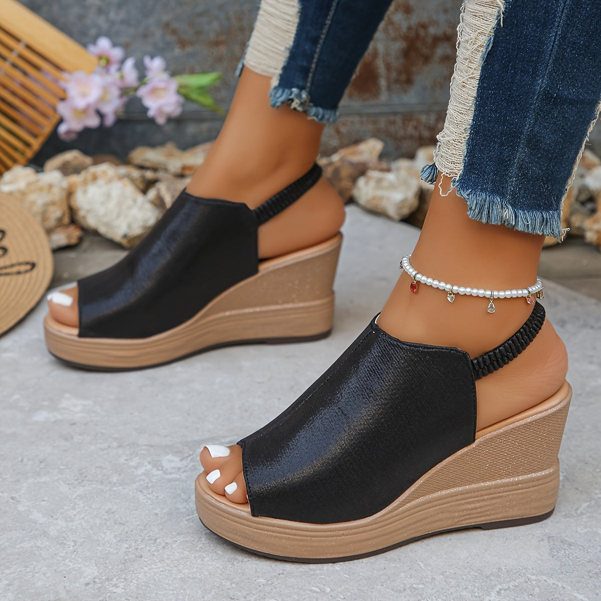 Aurora | Sandales Orthopédiques à Talon Wedge