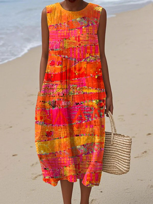 Robe midi Faye™ Sunset