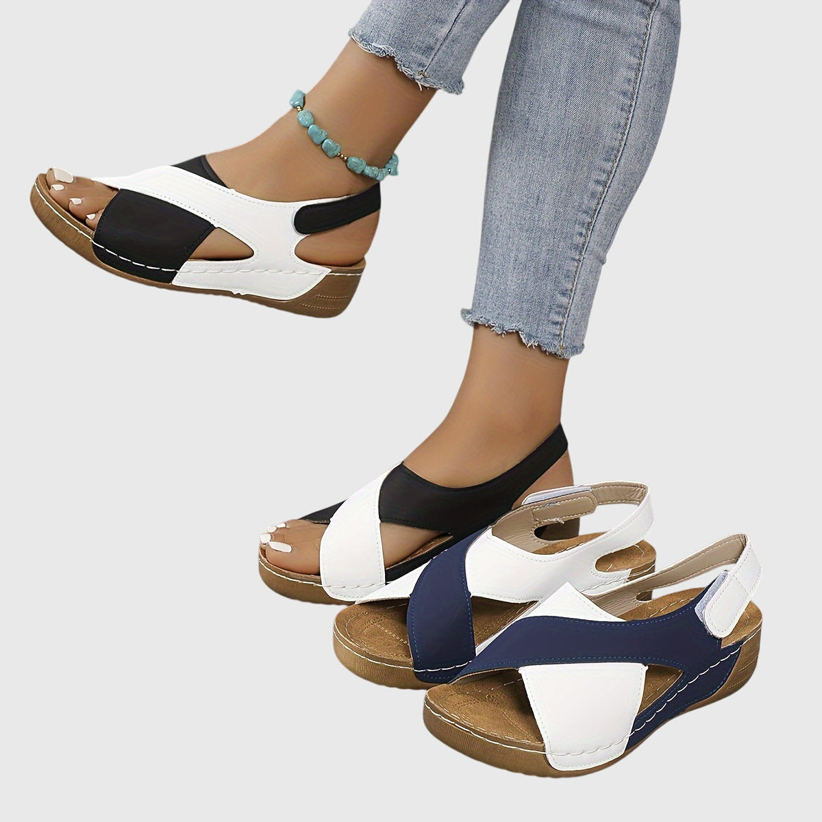 Ainsley™ | Sandales orthopédiques confortables