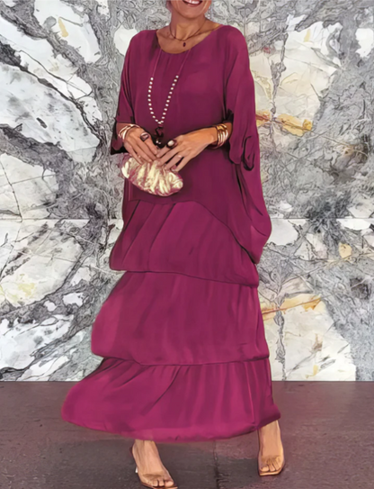 Lara | Robe longue élégante et fluide