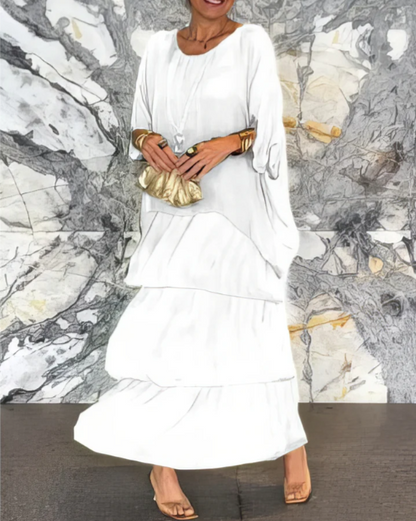 Lara | Robe longue élégante et fluide