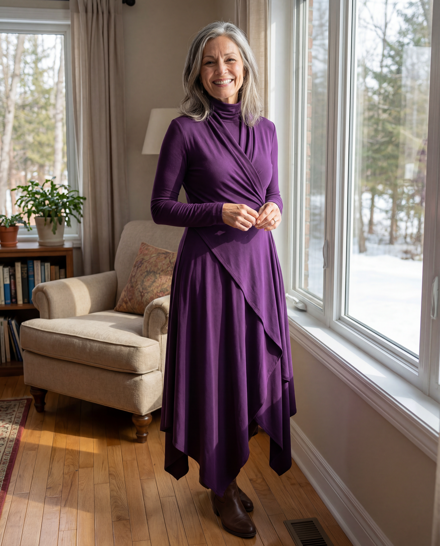 Donna – Robe midi intemporelle