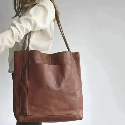 Pamela | Sac cabas classique élégant en cuir