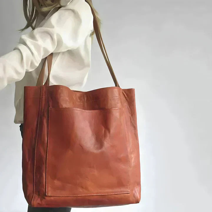 Pamela | Sac cabas classique élégant en cuir