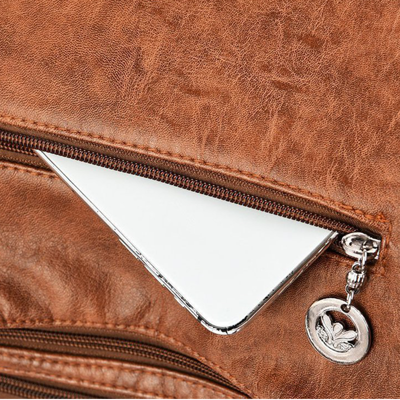 Sac à bandoulière convertible à multiples poches pour femme