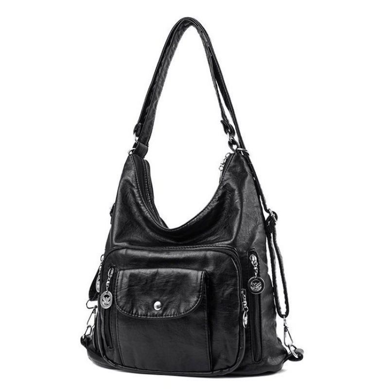 Sac à bandoulière convertible à multiples poches pour femme